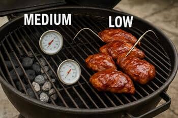 BBQ met directe en indirecte zone